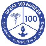 Great 100 nurses logo